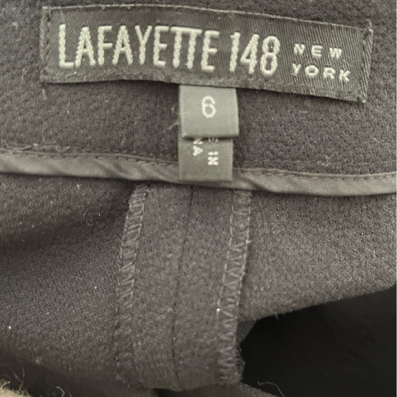Lafayette 148 New York Black wool pants - Picture 3 of 3